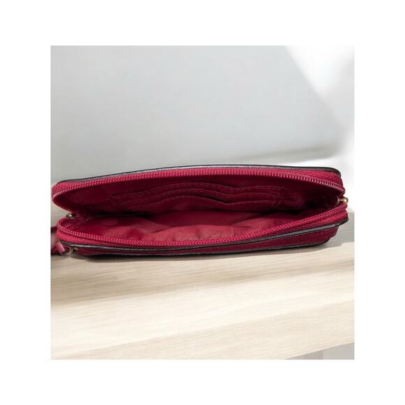 Coach Madison Leather Double Zip Wristlet - Picture 3 of 8
